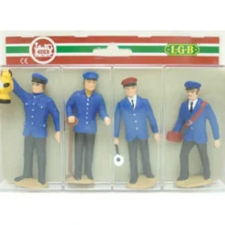 LGB 5240 Train Workers Figures (Set of 4) - Model Train Junction: Quality Parts and Art Supplies
