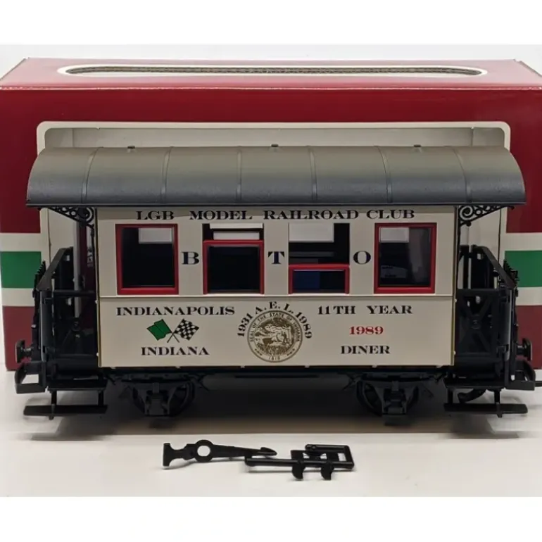LGB 3007CC G Scale Model Railroad Club Caboose Diner LN/Box - Model Train Junction: Quality Parts and Art Supplies