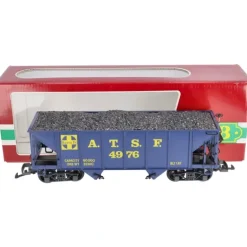 LGB 4076-D02 G Scale ATSF 2-Bay Hopper #4976 (Plastic Wheels) LN/Box - Model Train Junction: Quality Parts and Art Supplies