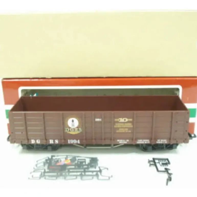 LGB 4073-GR Denver Garden Railway Society High Side Gondola w/Plastic Wheels LN/Box - Model Train Junction: Quality Parts and Art Supplies