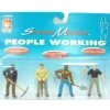 Life Like 1801 G Construction Worker Figures (Set of 4) - Model Train Junction: Quality Parts and Art Supplies