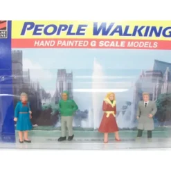 Life Like 1174 G Walking People Figures (Set of 4) - Model Train Junction: Quality Parts and Art Supplies