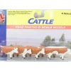 Life Like 1150 Hand Painted O Scale Cattle (Set of 5) - Model Train Junction: Quality Parts and Art Supplies