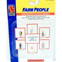 Life Like 1127 HO Farm People Figures (Set of 6) - Model Train Junction: Quality Parts and Art Supplies