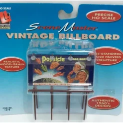 Life Like 1678 HO Popsicle Vintage Billboard - Model Train Junction: Quality Parts and Art Supplies