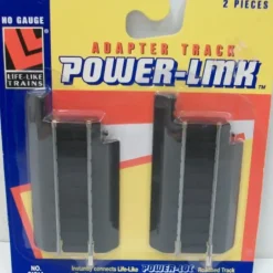 Life Like 21314 HO Power Link Adaptor Tracks (Pack of 2) - Model Train Junction: Quality Parts and Art Supplies