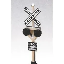 Life Like 1253 HO Railroad Crossing Signal (Pack of 4) - Model Train Junction: Quality Parts and Art Supplies