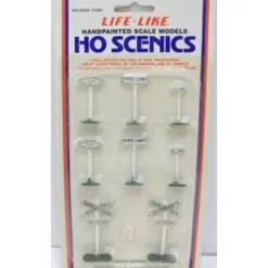 Life Like 1133 HO Railroad Signs (Pack of 8) - Model Train Junction: Quality Parts and Art Supplies