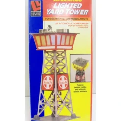 Life Like 8208 HO Santa Fe Lighted Yard Tower Operating Building - Model Train Junction: Quality Parts and Art Supplies