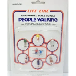 Life Like 1128 HO Walking People Figures (Set of 7) - Model Train Junction: Quality Parts and Art Supplies