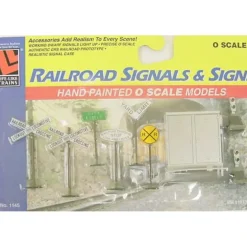 Life Like 1145 O Railroad Signals & Signs (Pack of 9) - Model Train Junction: Quality Parts and Art Supplies