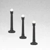 Life Like 1703 O Scale Light-Ups Street Lights Scene Master (Pack of 3) - Model Train Junction: Quality Parts and Art Supplies