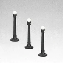 Life Like 1703 O Scale Light-Ups Street Lights Scene Master (Pack of 3) - Model Train Junction: Quality Parts and Art Supplies