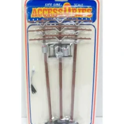 Life Like 1143 O Scale Power Phone Poles w/ Platform & Transformers - Model Train Junction: Quality Parts and Art Supplies