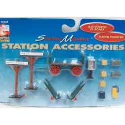 Life Like 1853 O Scale Train Station Accessories - Model Train Junction: Quality Parts and Art Supplies