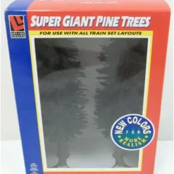 Life Like 1972 O Super Giant Pine Trees Realisitic Colors (Pack of 2) - Model Train Junction: Quality Parts and Art Supplies