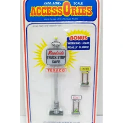 Life Like 1144 O Truck Stop Roadside Caf Signs - Model Train Junction: Quality Parts and Art Supplies