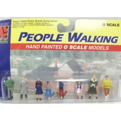 Life Like 1135 O Walking People Figures (Set of 7) - Model Train Junction: Quality Parts and Art Supplies