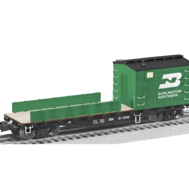 Lionel 6-29886 Burlington Northern TMCC Operating Boom Car LN/Box - Model Train Junction: Quality Parts and Art Supplies