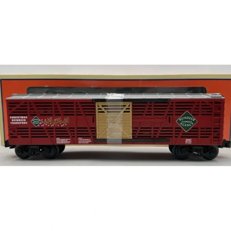 Lionel 6-39497 Christmas Reindeer Stock Car - Model Train Junction: Quality Parts and Art Supplies