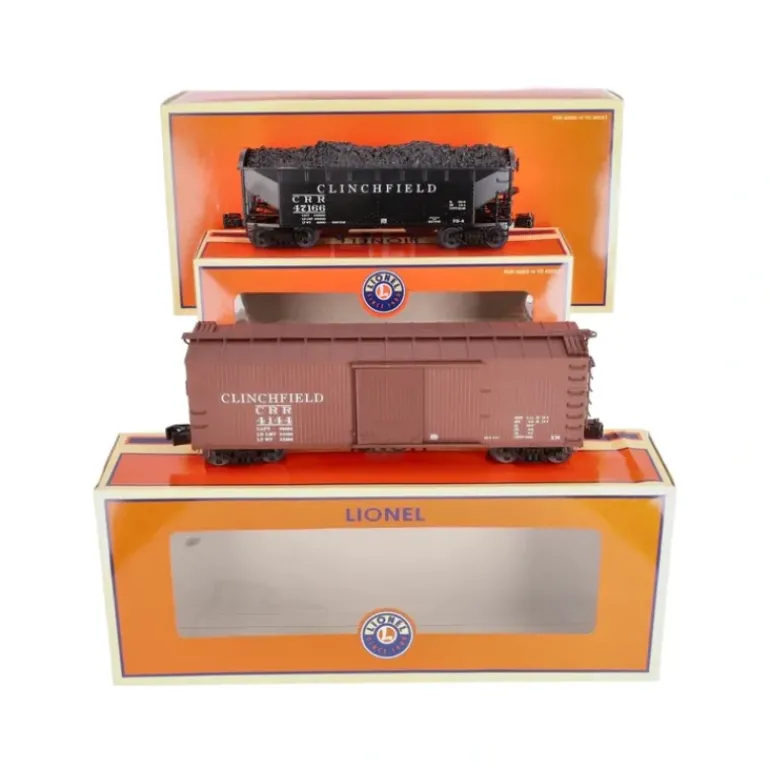 Lionel 6-27061 Clinchfield Steam Freight Cars (Set of 2) - Model Train Junction: Quality Parts and Art Supplies