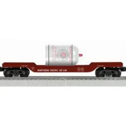 Lionel 6-22316 NP Depress Center Flatcar w/Tank - Model Train Junction: Quality Parts and Art Supplies