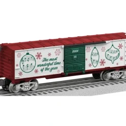 Lionel 2428080 O 2024 Christmas Music Boxcar - Model Train Junction: Quality Parts and Art Supplies