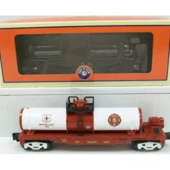 Lionel 6-26600 O American Fire and Rescue Flatcar w/Water Tank - Model Train Junction: Quality Parts and Art Supplies
