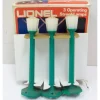 Lionel 6-2170 O And 027 Operating Green Plastic Street Lamp Posts (Set of 3) EX/Box - Model Train Junction: Quality Parts and Art Supplies