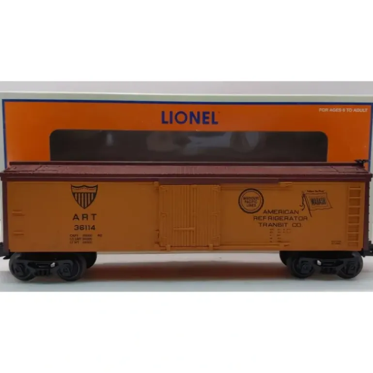 Lionel 6-36114 O A.R.T. Woodsided Reefer Car #36114 - Model Train Junction: Quality Parts and Art Supplies