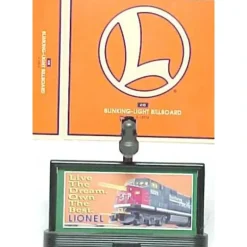 Lionel 6-12974 O Blinking Light Billboard # 410 LN/Box - Model Train Junction: Quality Parts and Art Supplies