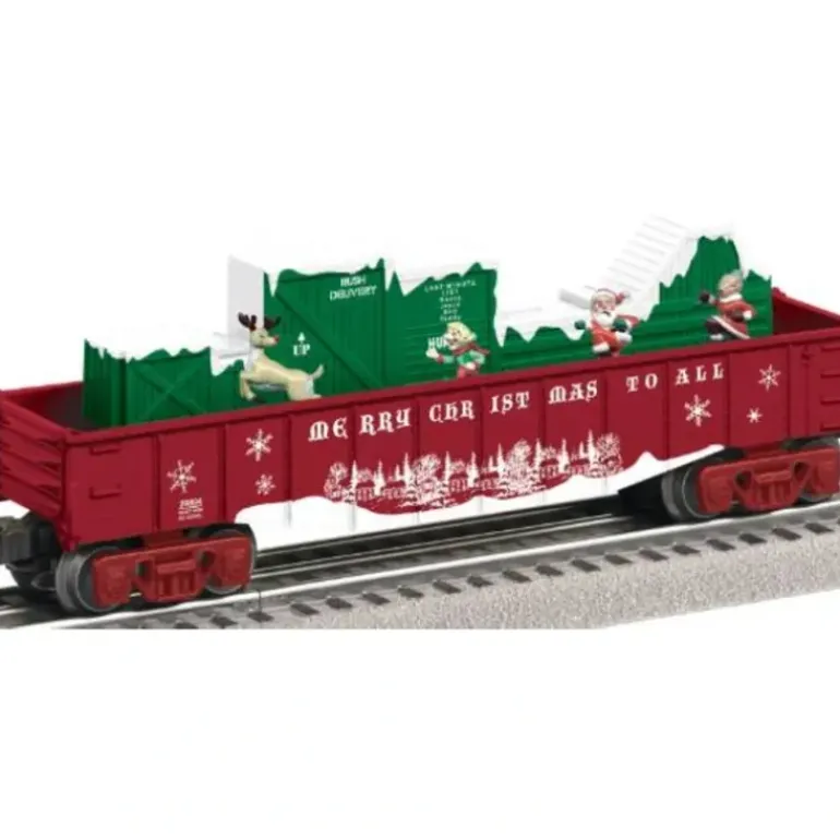 Lionel 6-29894 O Christmas Chase Gondola - Model Train Junction: Quality Parts and Art Supplies