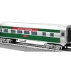 Lionel 2427900 O Christmas Streamlined Observation Car #12025 - Model Train Junction: Quality Parts and Art Supplies