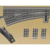 Lionel 6-16826 O72 FasTrack Command Control Left Hand Switch Turnout - Model Train Junction: Quality Parts and Art Supplies