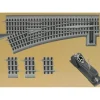 Lionel 6-16828 O60 FasTrack Command Control Left Hand Switch Turnout - Model Train Junction: Quality Parts and Art Supplies