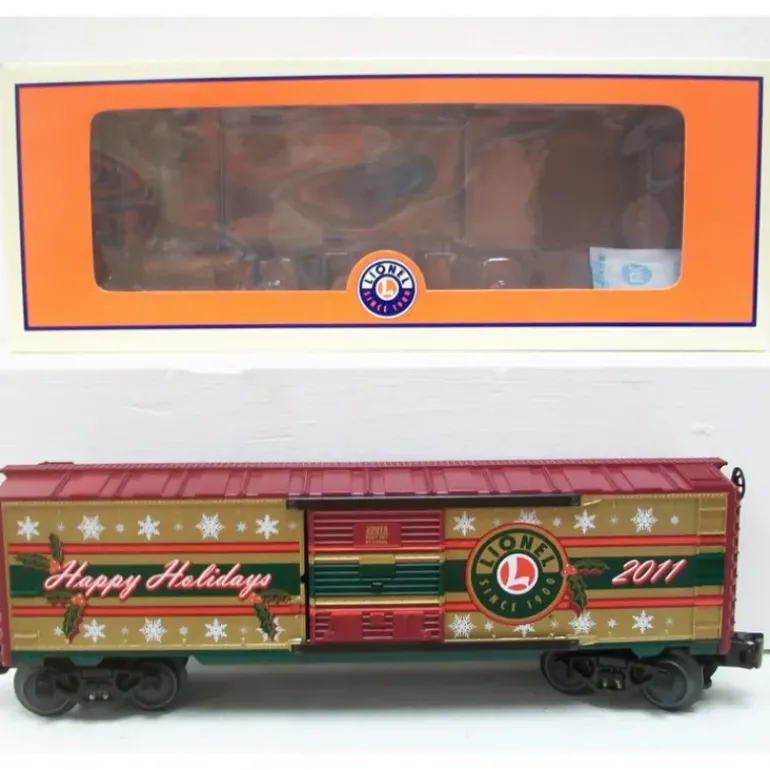 Lionel 6-29975 O Gauge 2011 Holiday Boxcar LN/Box - Model Train Junction: Quality Parts and Art Supplies