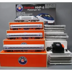 Lionel 6-31779 O Gauge Amtrak HHP-8 Amfleet Electric Passenger Train Set - Model Train Junction: Quality Parts and Art Supplies