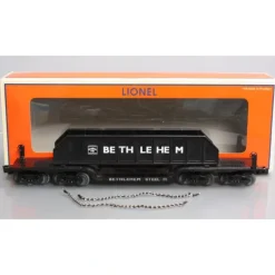 Lionel 6-39476 O Gauge Bethlehem Steel 16-Wheel Flatcar With Load - Model Train Junction: Quality Parts and Art Supplies
