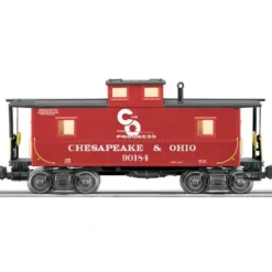 Lionel 6-27629 O Gauge Chesapeake & Ohio Northeastern Caboose #90184 - Model Train Junction: Quality Parts and Art Supplies