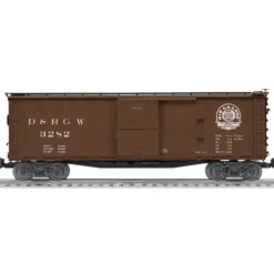 Lionel 6-27261 O Gauge D&RGW Double-Sheathed Boxcar #3282 - Model Train Junction: Quality Parts and Art Supplies