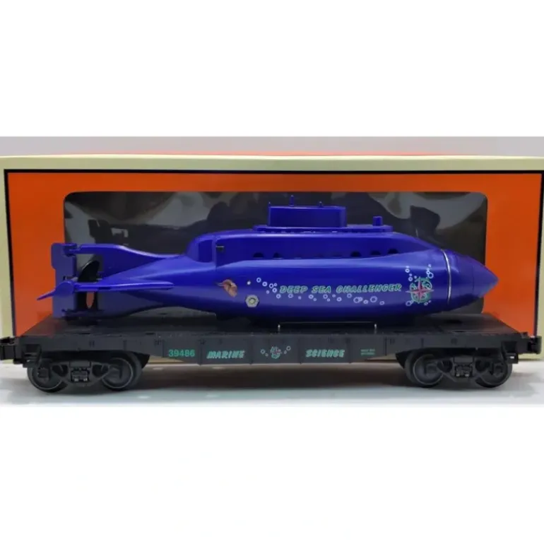 Lionel 6-39486 O Gauge Deep Sea Challenger Submarine Car - Model Train Junction: Quality Parts and Art Supplies