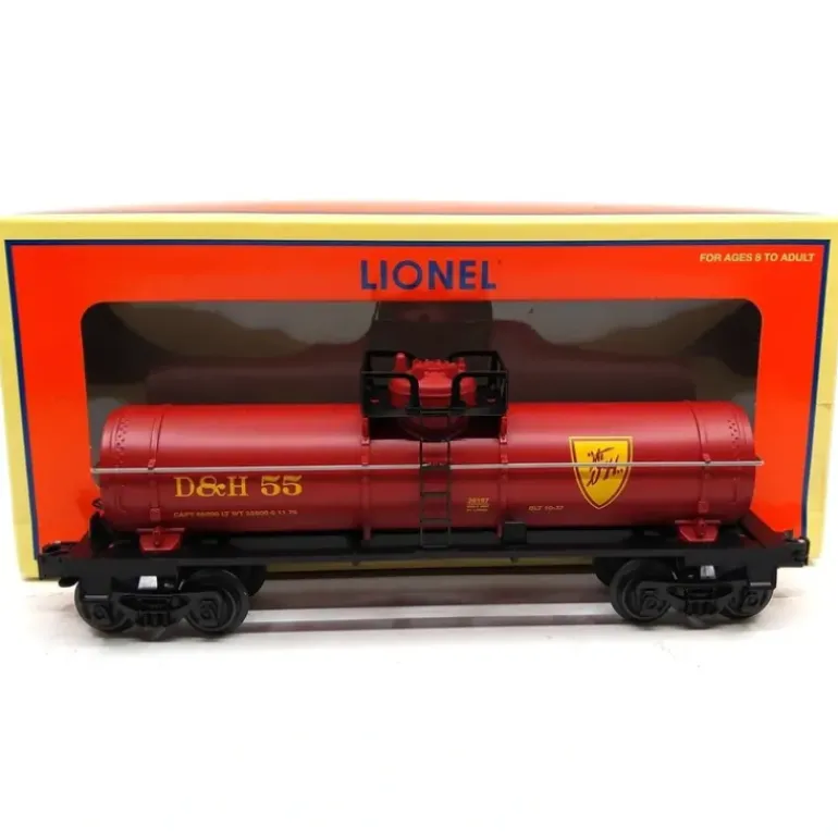 Lionel 6-26197 O Gauge Delaware and Hudson Tank Car - Model Train Junction: Quality Parts and Art Supplies