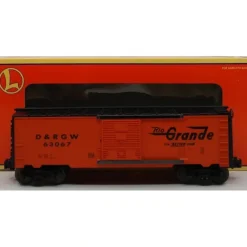 Lionel 6-29268 O Gauge Denver & Rio Grande 6565 Boxcar #63067 - Model Train Junction: Quality Parts and Art Supplies
