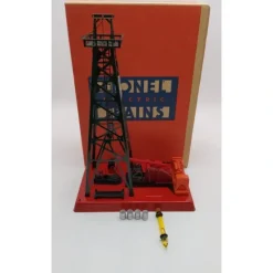Lionel 6-2305 O Gauge Getty Operating Oil Derrick And Pump VG/Box - Model Train Junction: Quality Parts and Art Supplies
