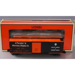 Lionel 6-27874 O Gauge Graves Mortuary Double-Sheathed Boxcar - Model Train Junction: Quality Parts and Art Supplies