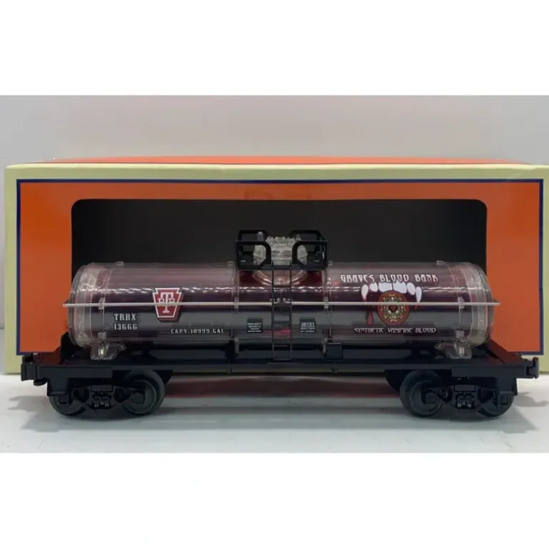 Lionel 6-36151 O Gauge Halloween Graves Blood Bank Tank Car - Model Train Junction: Quality Parts and Art Supplies