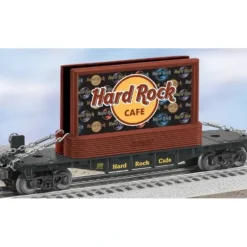 Lionel 6-26308 O Gauge Hard Rock Cafe Flatcar with Billboards - Model Train Junction: Quality Parts and Art Supplies
