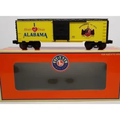 Lionel 6-29912 O Gauge I Love Alabama Boxcar - Model Train Junction: Quality Parts and Art Supplies