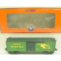 Lionel 6-29922 O Gauge I Love Nebraska Boxcar - Model Train Junction: Quality Parts and Art Supplies