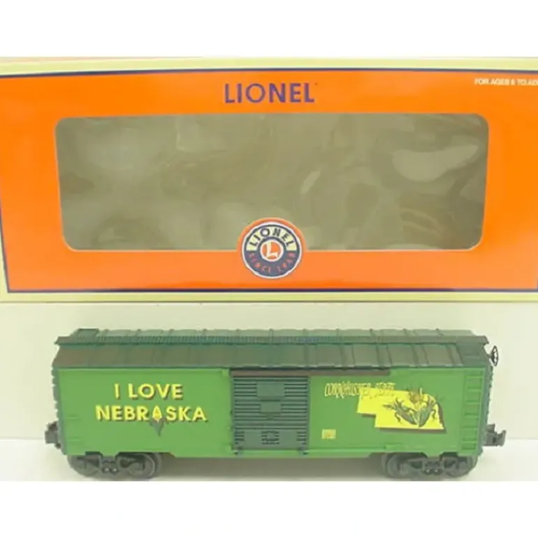 Lionel 6-29922 O Gauge I Love Nebraska Boxcar - Model Train Junction: Quality Parts and Art Supplies